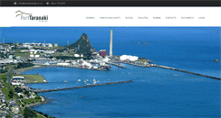 Desktop Screenshot of porttaranaki.co.nz